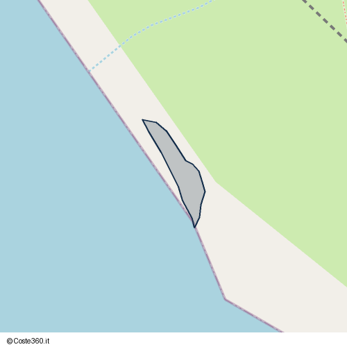 Posizione della spiaggia Spiaggia nei pressi di Nicotera, 89844