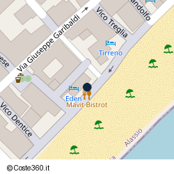 Posizione della concessione demaniale marittima Comune di Alassio, A. 2005, N. 40