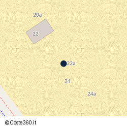 Posizione della concessione demaniale marittima Comune di Rimini, A. 2013, N. 622