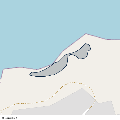Posizione della spiaggia Spiaggia nei pressi di Via delle Mimose, Cefalù, 90015