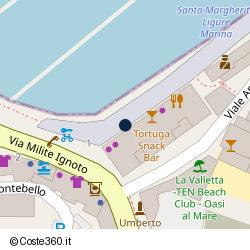 Posizione della concessione balneare Comune di Santa Margherita Ligure, A. 2009, N. 73