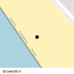 Posizione della concessione balneare Comune di Ascea, A. 2015, N. 6
