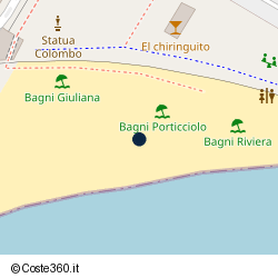 Posizione della concessione balneare Comune di Lavagna, A. 2024, N. 17