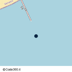 Posizione della concessione demaniale marittima Comune di Jesolo, A. 2024, N. 1natanti