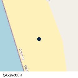 Posizione della concessione balneare Comune Diamante, A. 2015, N. 22