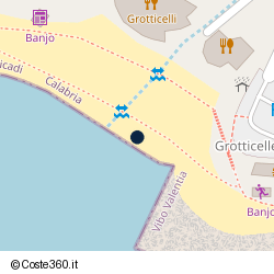 Posizione della concessione demaniale marittima Comune di Ricadi, A. 2025, N. 14