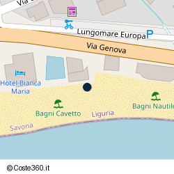 Posizione della concessione balneare Comune di Varazze, A. 2009, N. 149