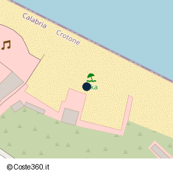 Posizione della concessione balneare Comune di Crotone, A. 2016, N. 21