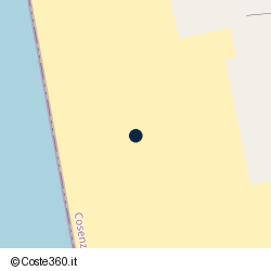 Posizione della concessione balneare Comune di Scalea, A. 2017, N. 2