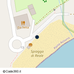 Posizione della concessione balneare Comune Porto Azzurro, A. 2005, N. 4