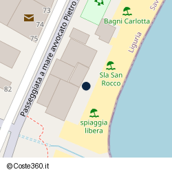Posizione della concessione demaniale marittima Comune di Ceriale, A. 2018, N. 01