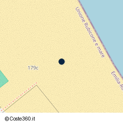 Posizione della concessione demaniale marittima Comune di Cesenatico, A. 2010, N. 219