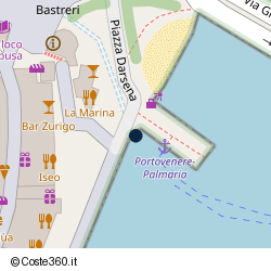 Posizione della concessione balneare Comune di Portovenere, A. 2004, N. 61