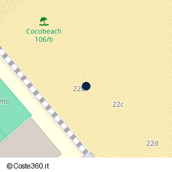 Posizione della concessione demaniale marittima Comune di Rimini, A. 2009, N. 43