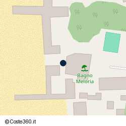Posizione approssimativa di Bagno Meloria