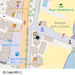 Posizione della concessione demaniale marittima Comune di Arenzano, A. 2020, N. 3