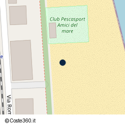Posizione della concessione balneare Comune di Grottammare, A. 2010, N. 25