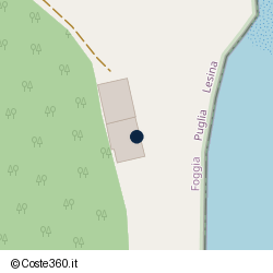Posizione della concessione balneare Comune di Lesina, A. 2008, N. 9