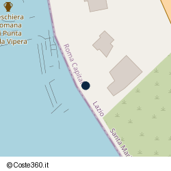 Posizione della concessione balneare Comune di Santa Marinella, A. 2009, N. 114