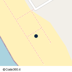 Posizione della concessione balneare Comune di Cellole, A. 2015, N. 1