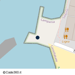 Posizione della concessione balneare Comune di Castellabate, A. 2015, N. 32