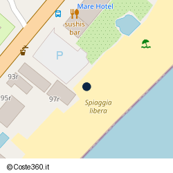 Posizione della concessione balneare Autorità Portuale di Mar Ligure Occidentale, A. 2021, N. SAV88