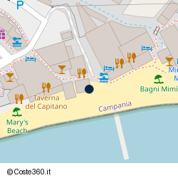 Posizione della concessione balneare Comune di Massa Lubrense, A. 2008, N. 96