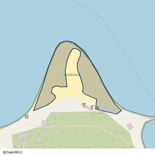 Posizione della spiaggia Spiaggia nei pressi di Passeggiata Aldo Moro, Le Grazie, 19025