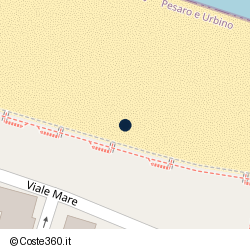 Posizione della concessione demaniale marittima Comune di Gabicce Mare, A. 2021, N. 0206441