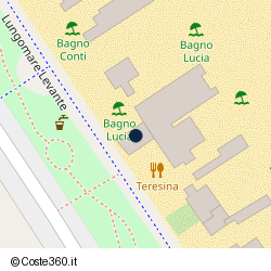 Posizione della concessione balneare Comune di Cesenatico, A. 2011, N. 103