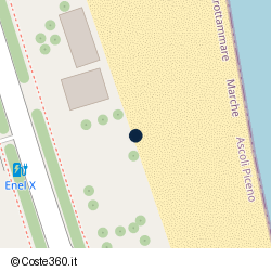 Posizione della concessione balneare Comune di Grottammare, A. 2010, N. 17