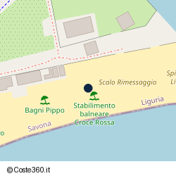 Posizione della concessione balneare Comune di Varazze, A. 2006, N. 83