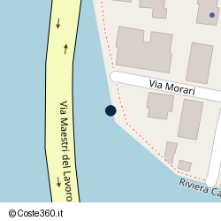 Posizione della concessione demaniale marittima Provv. OOPP di Veneto-Trentino-Friuli, A. 2022, N. 13286