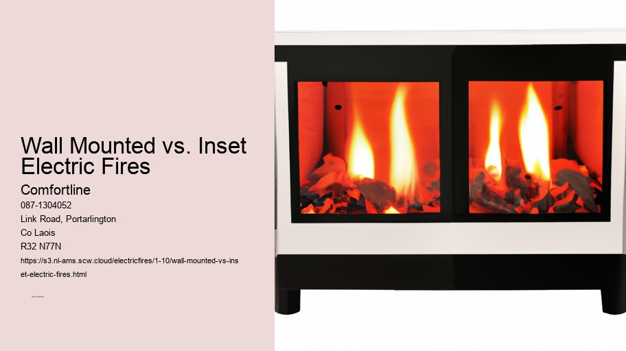 Wall Mounted vs. Inset Electric Fires