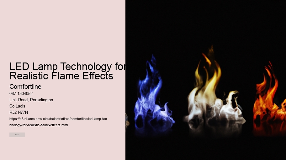 LED Lamp Technology for Realistic Flame Effects