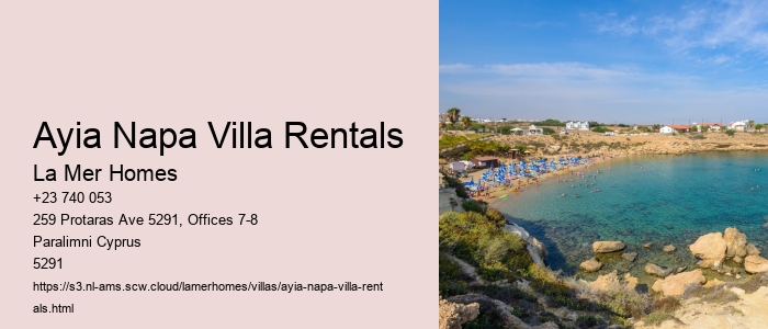 Ayia Napa Villa Rentals