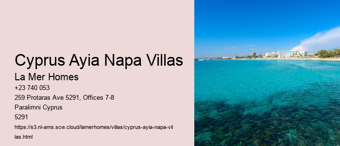 Cyprus Ayia Napa Villas