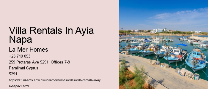Villa Rentals In Ayia Napa