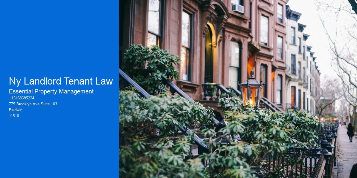 Ny Landlord Tenant Law