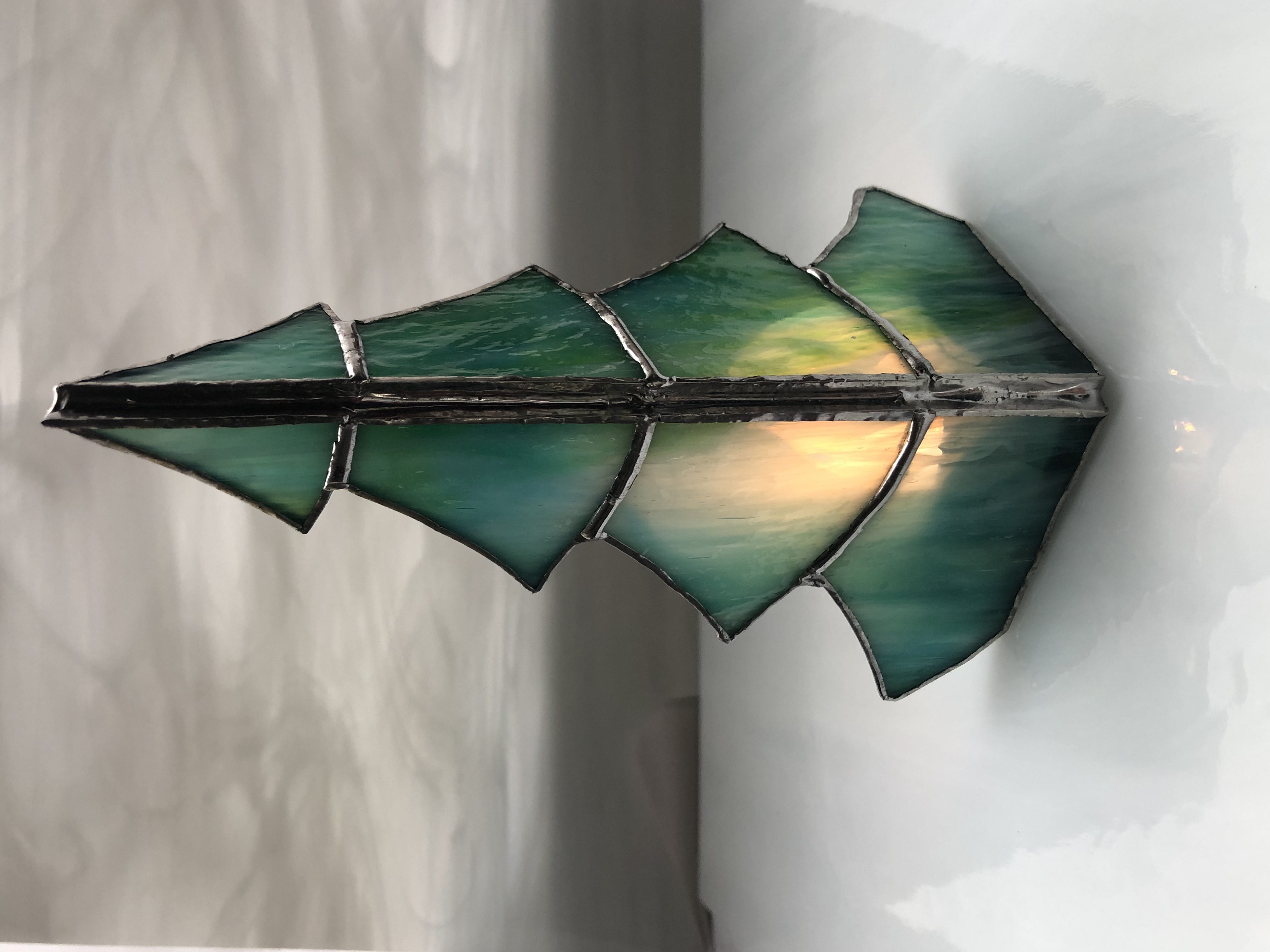 waxine lichthouder kerstboom