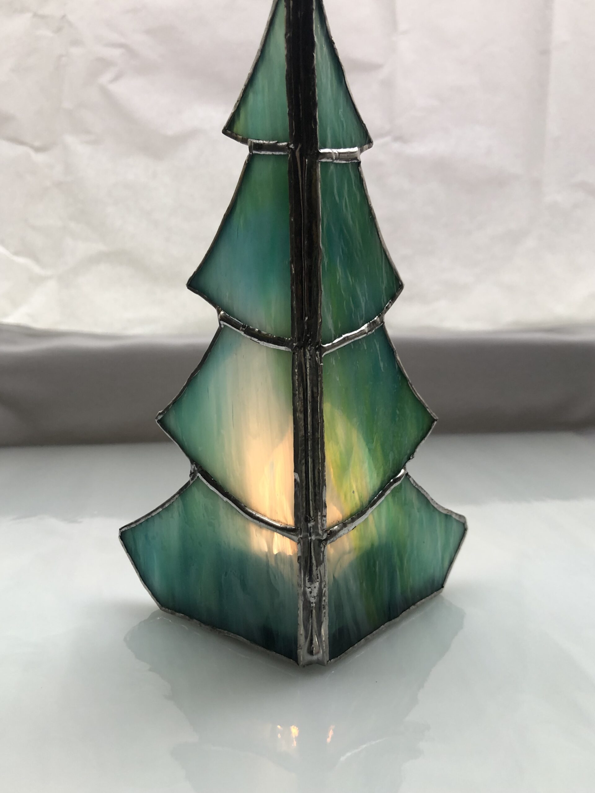 waxine lichthouder kerstboom