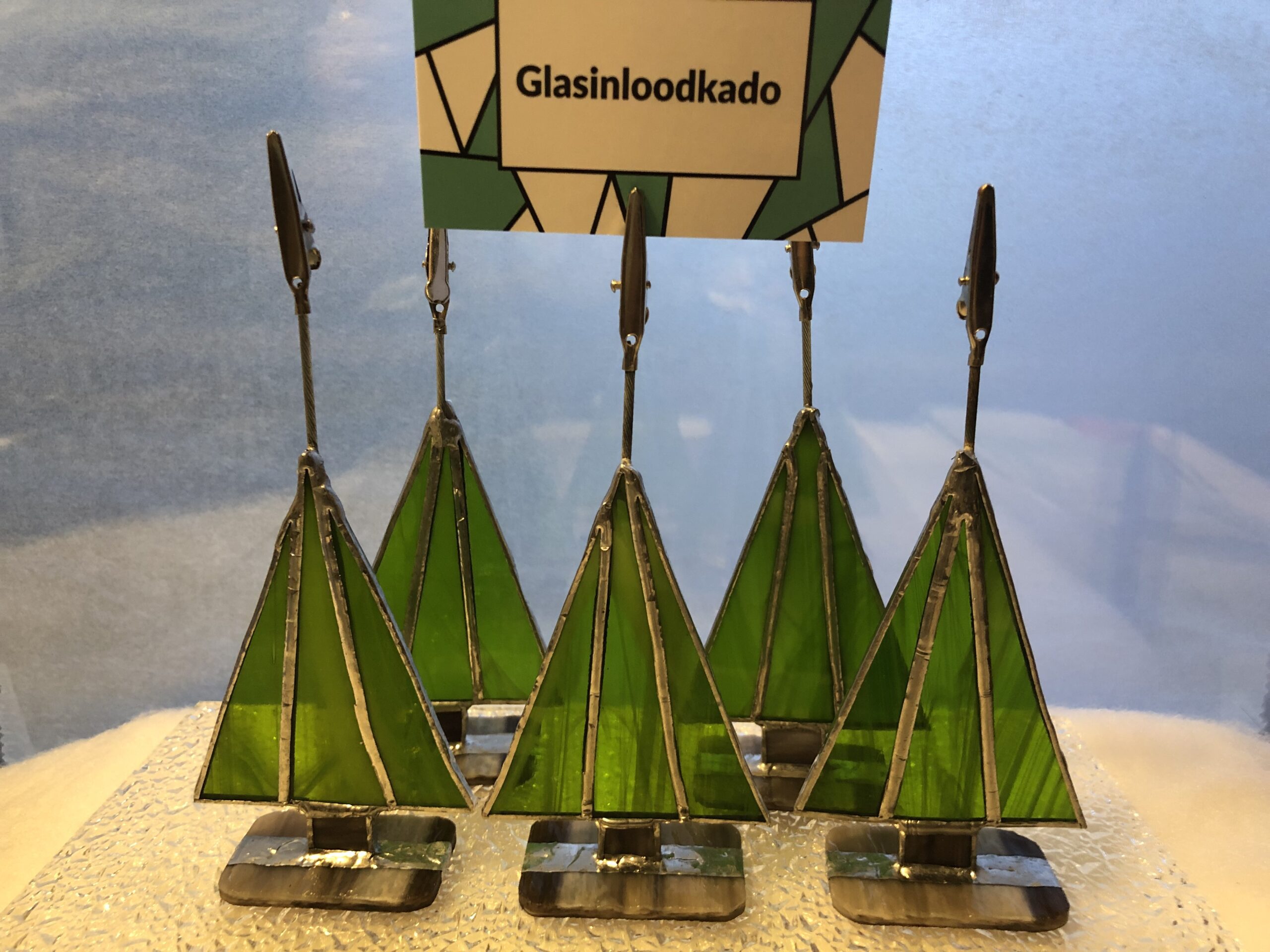 kerstboom naamkaarthouder