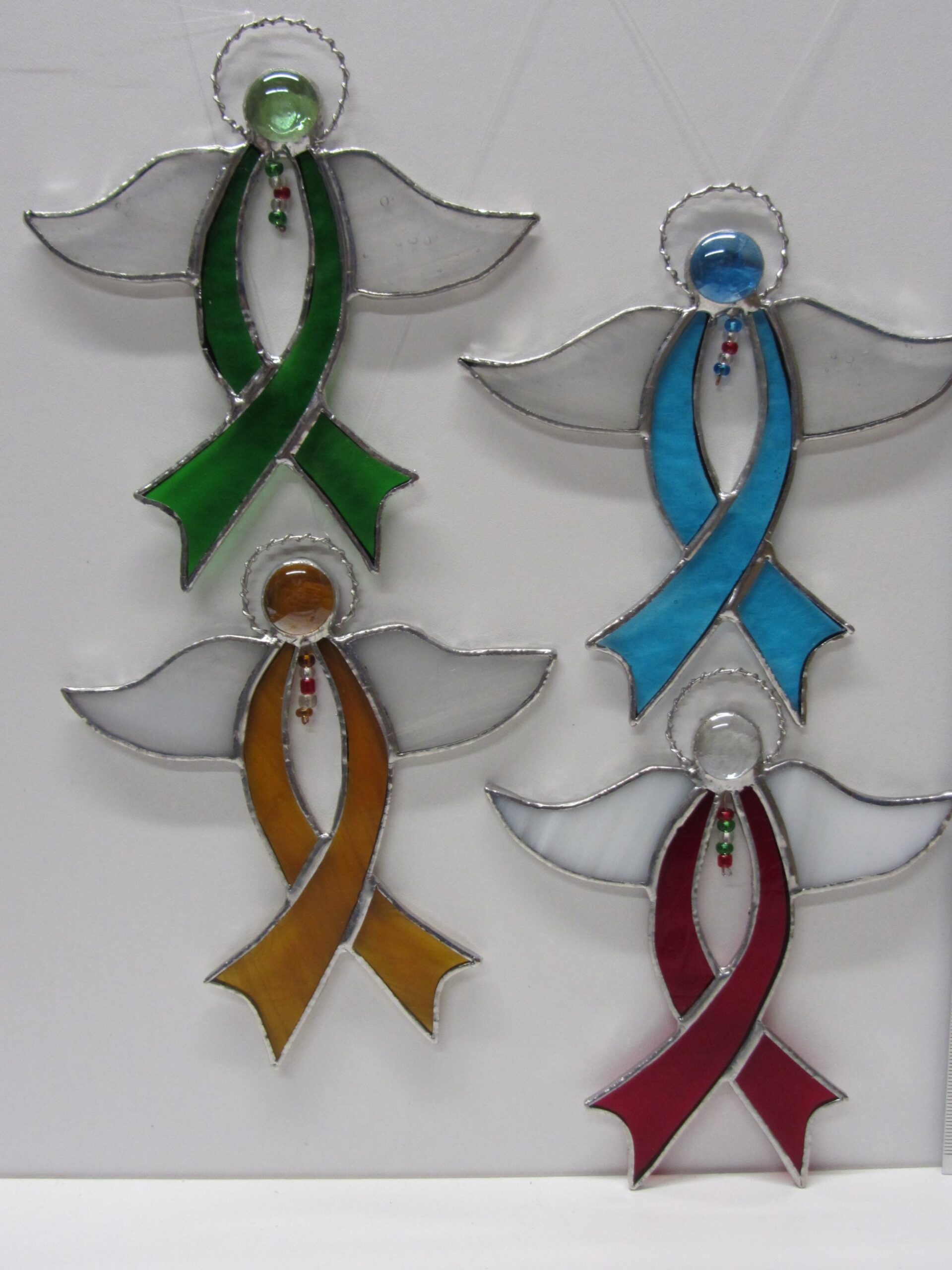 multi kleuren engelen