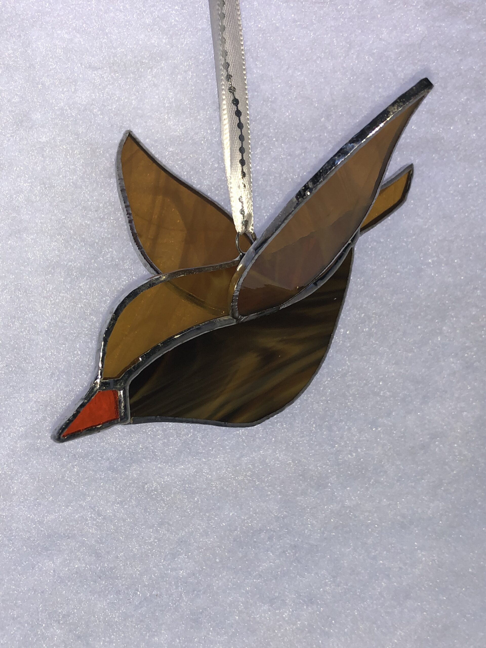 Glasinlood Vogel bruin - Afbeelding 2