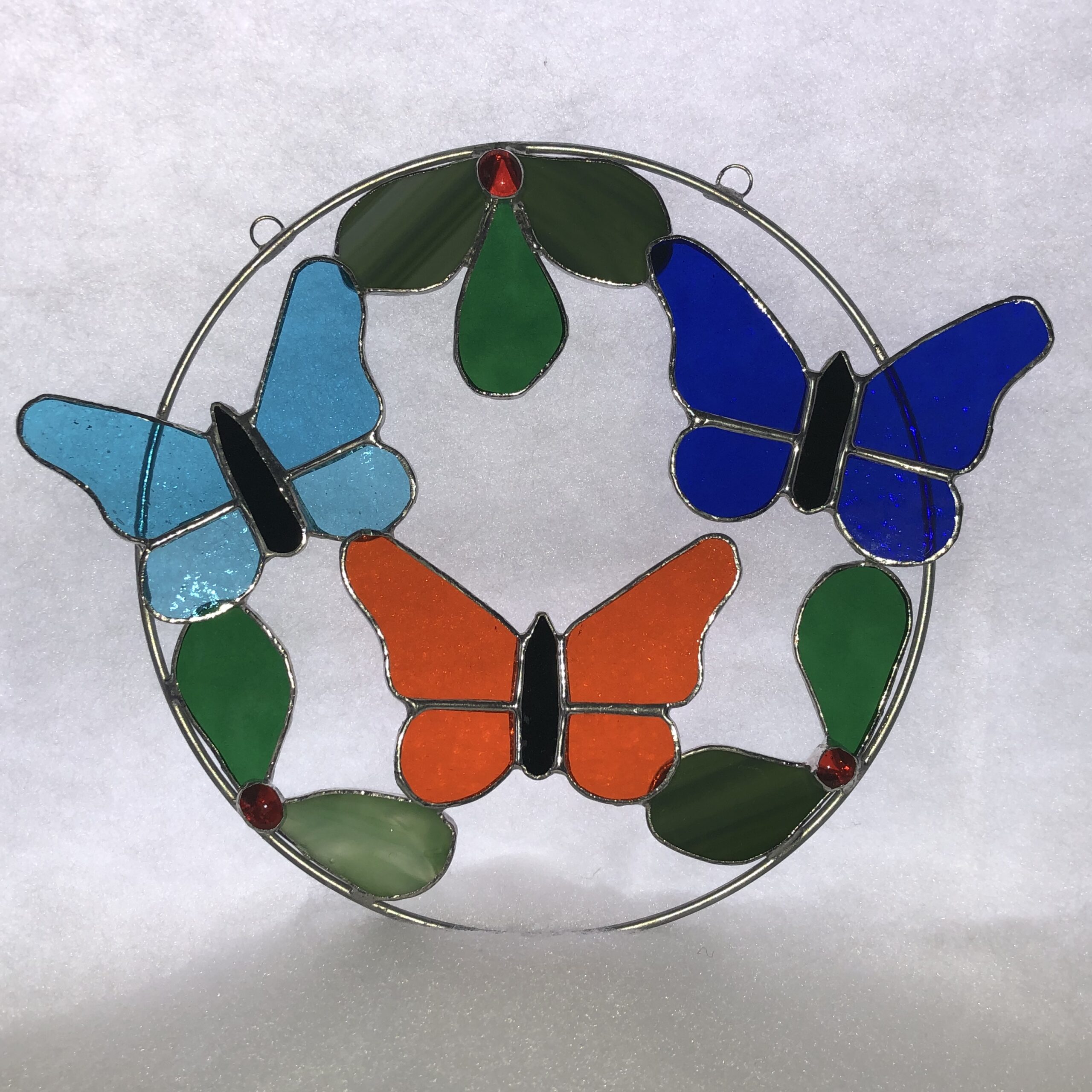 vlinderring blauworanje