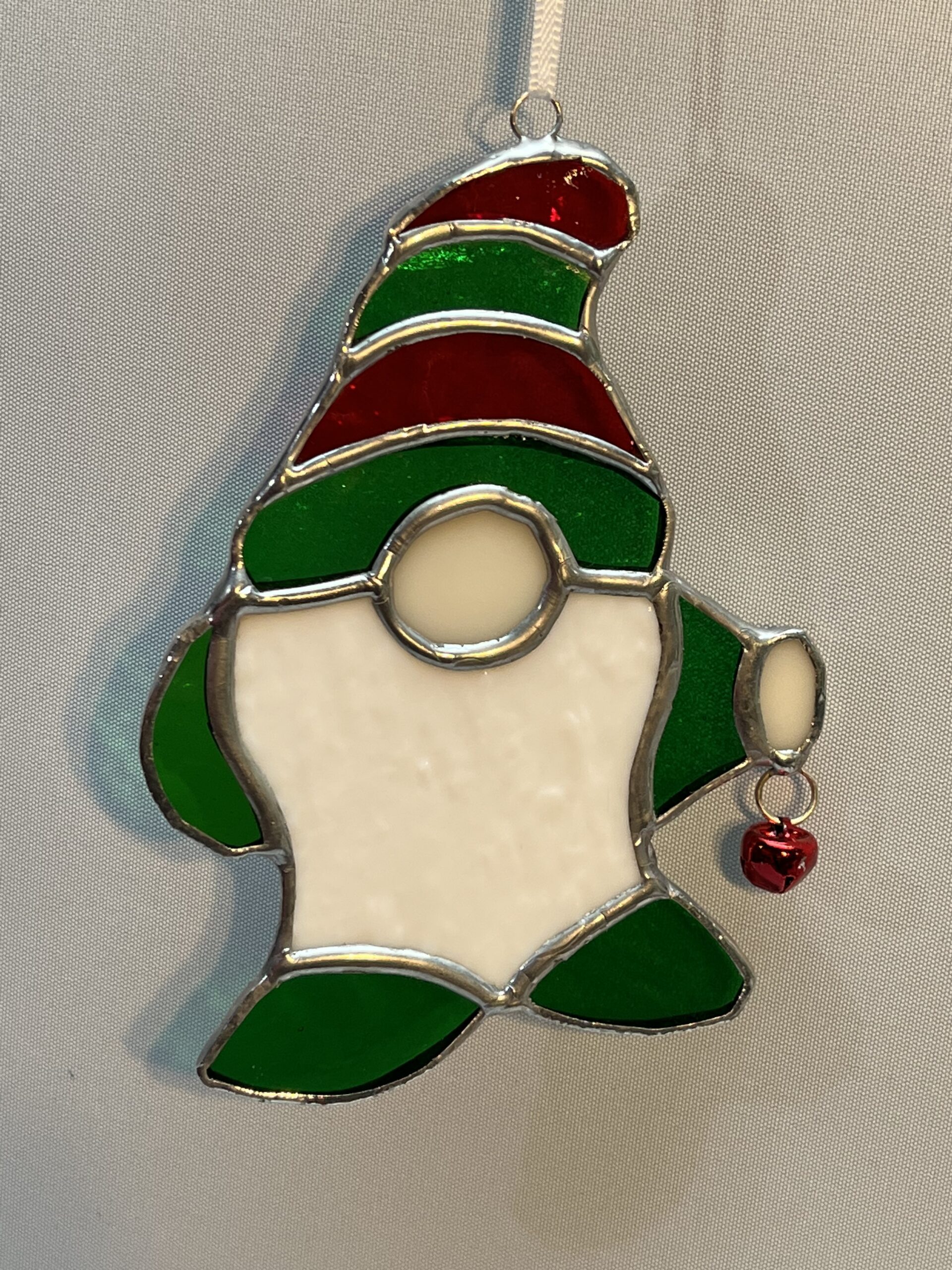 Glasinloodkado Kerstgnoom groen - Afbeelding 2