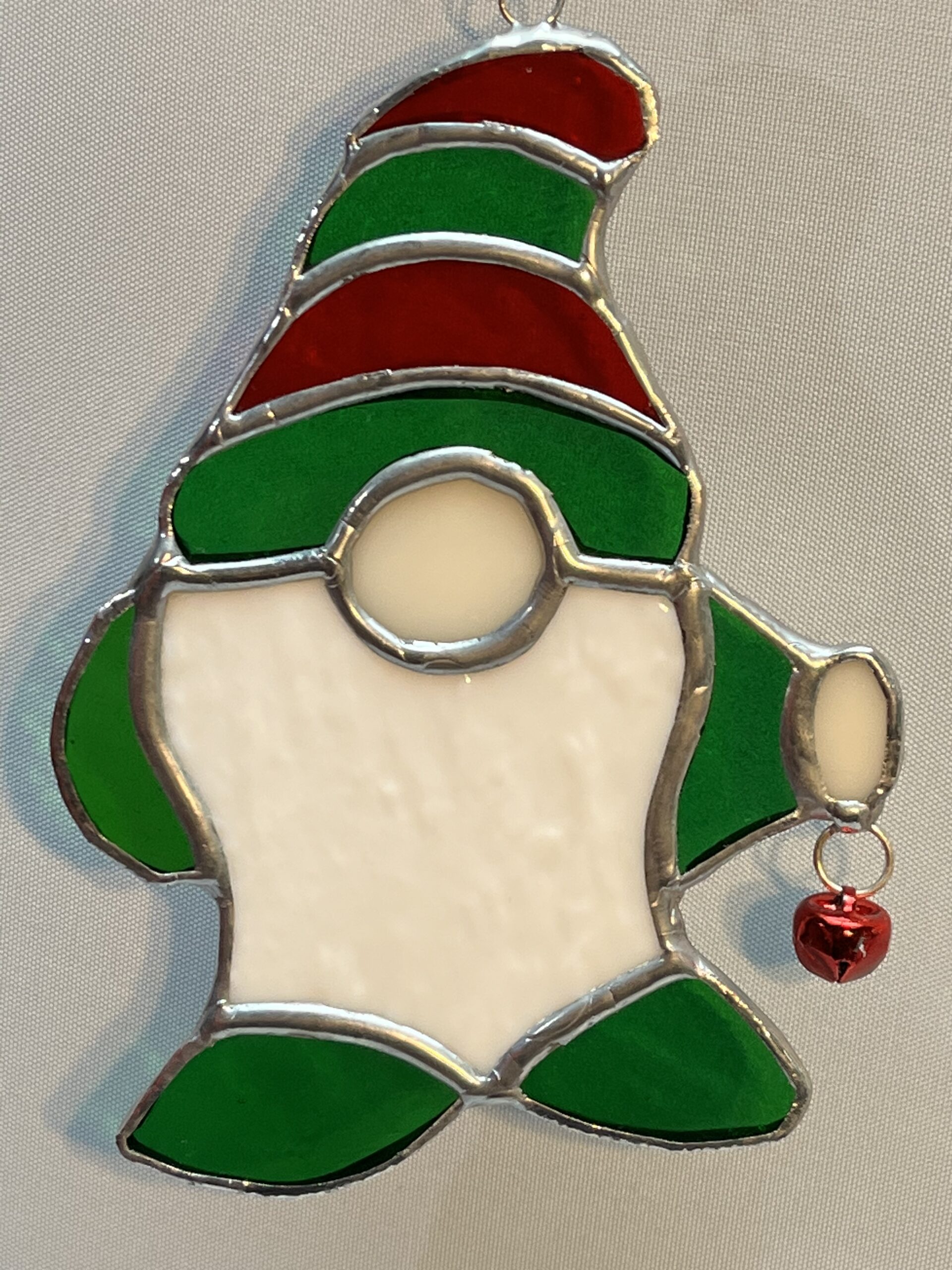 Glasinloodkado Kerstgnoom groen - Afbeelding 3