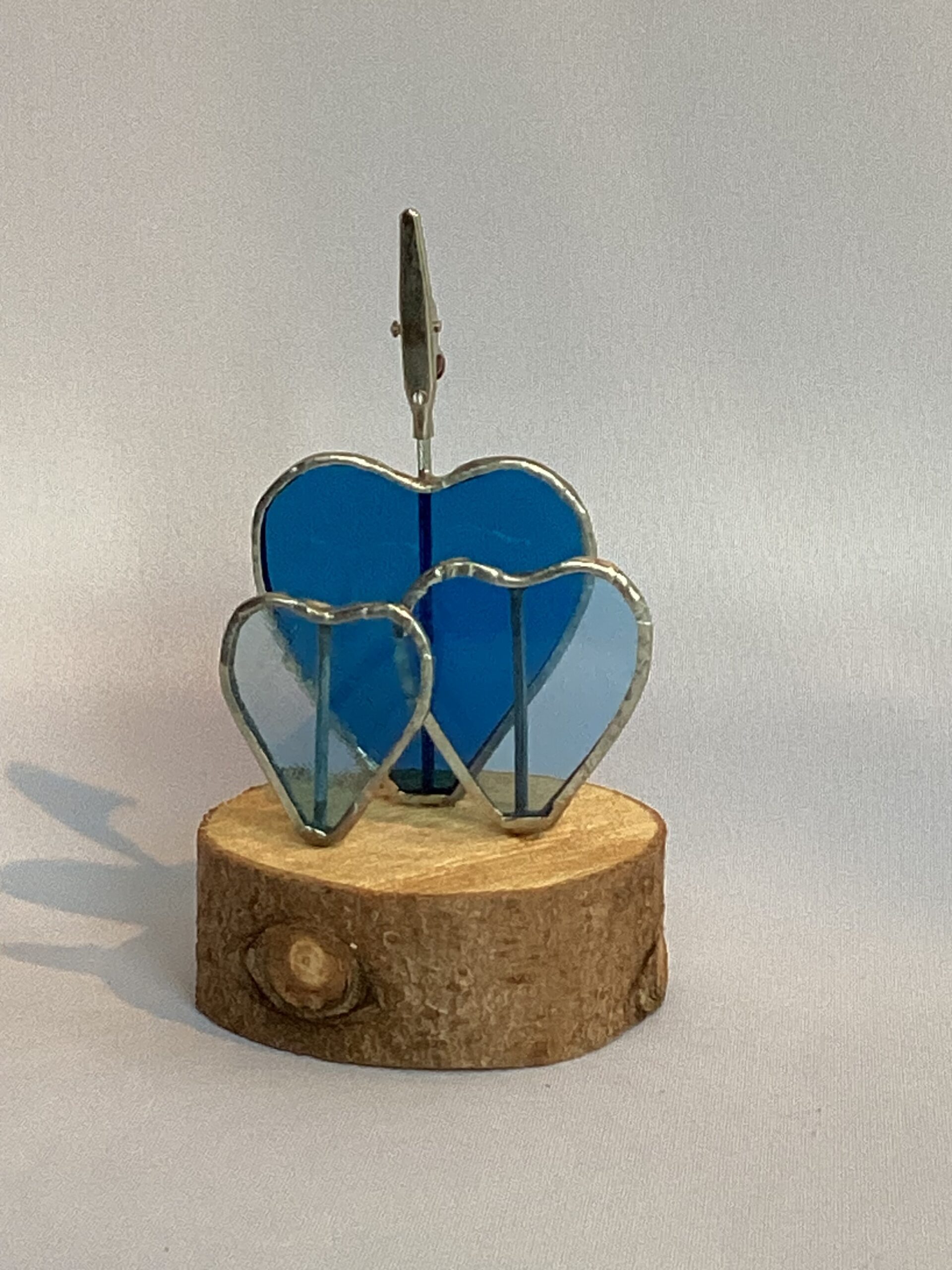 naamkaarthouder tinten blauw