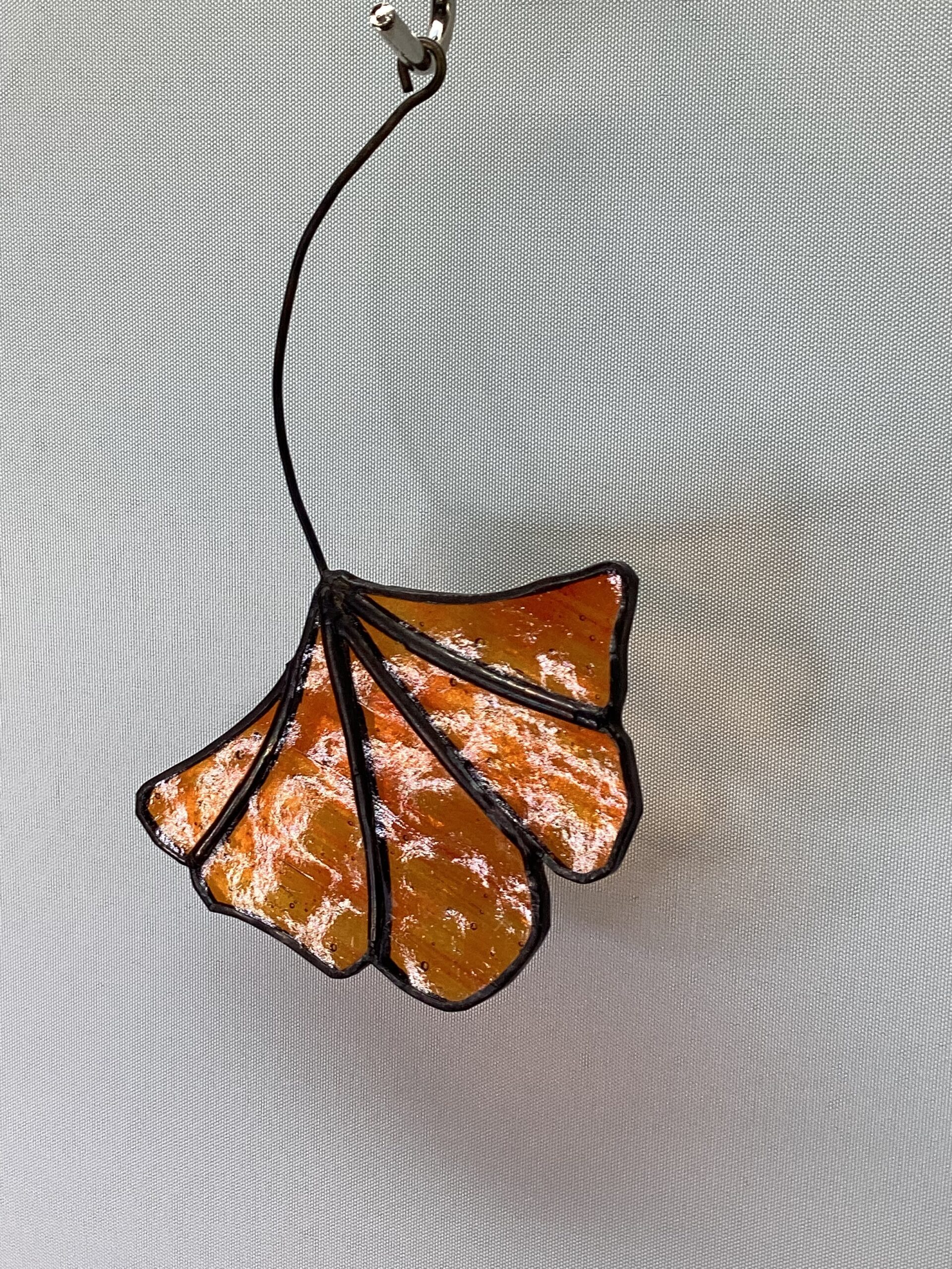 ginkoblad oranje klein