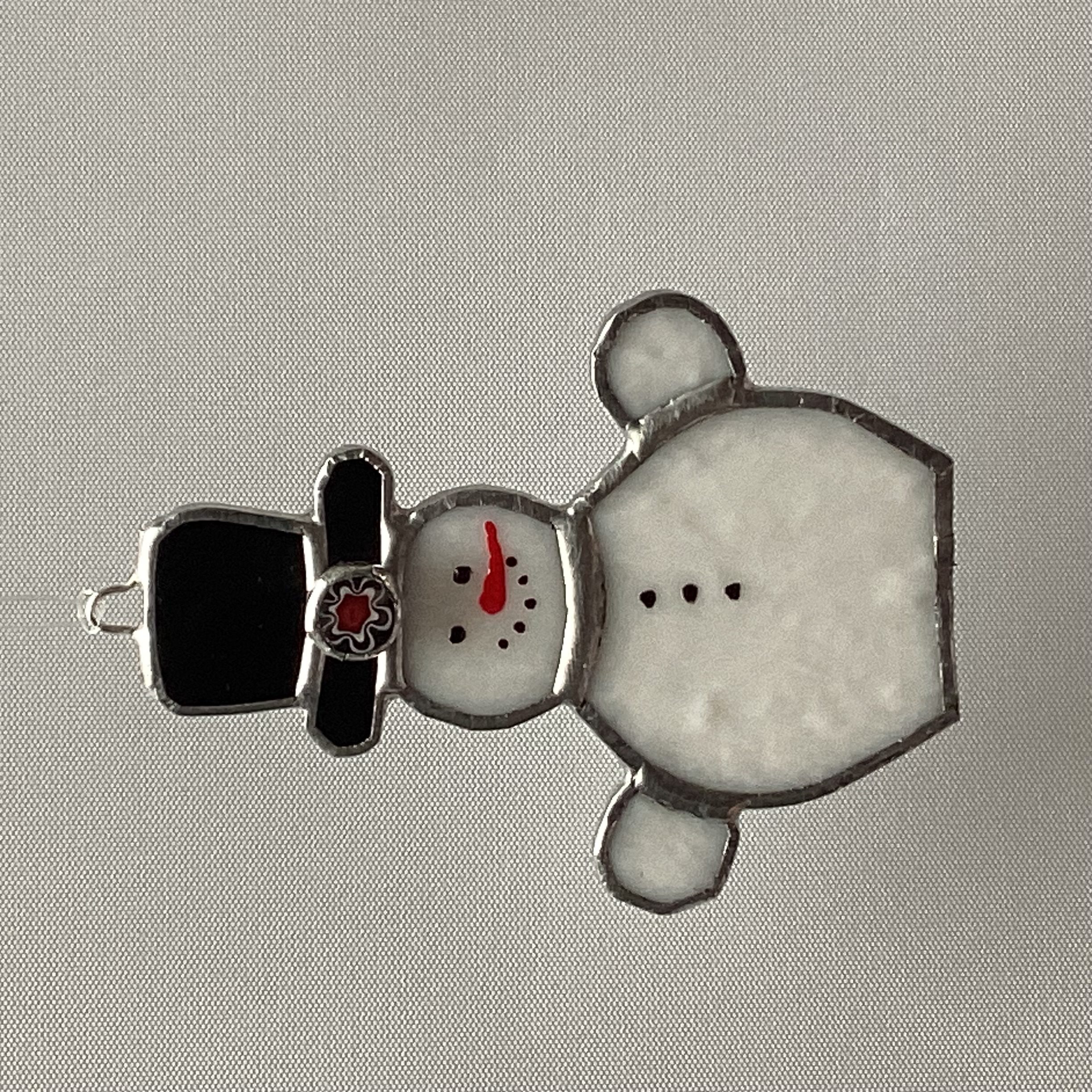 Glasinlood Sneeuwpop Hanger - Afbeelding 2